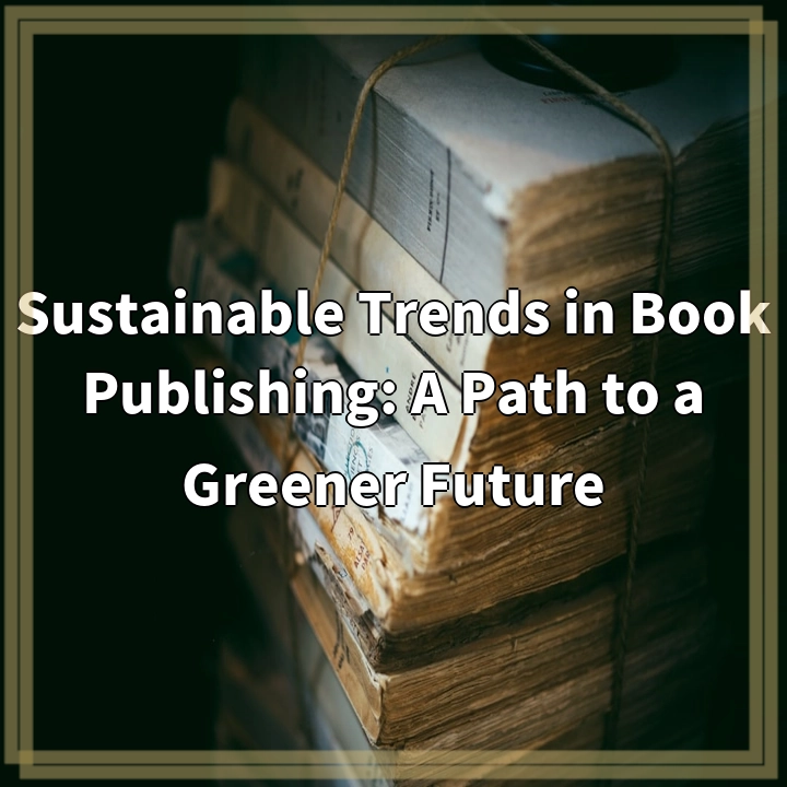 Sustainable Trends in Book Publishing: A Path to a Greener Future