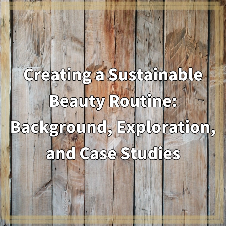 Creating a Sustainable Beauty Routine: Solutions for Eco-Friendly Personal Care