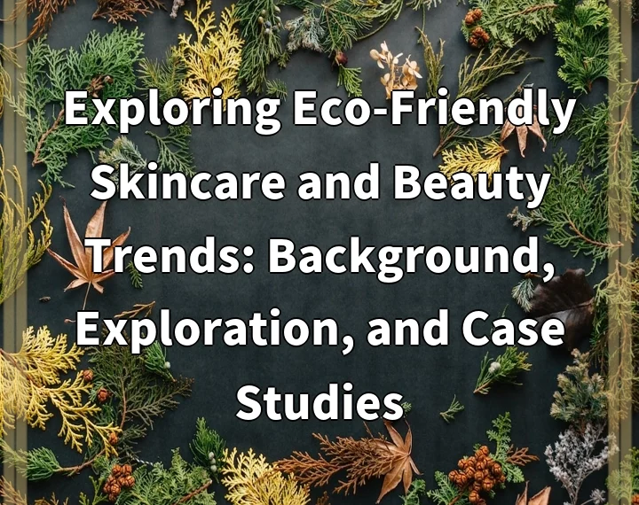 Exploring Eco-Friendly Skincare and Beauty Trends: Background, Exploration, and Case Studies