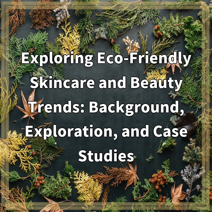 Exploring Eco-Friendly Skincare and Beauty Trends: Background, Exploration, and Case Studies