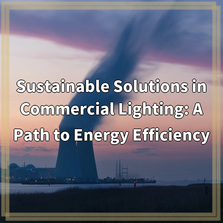 Sustainable Solutions in Commercial Lighting: A Path to Energy Efficiency