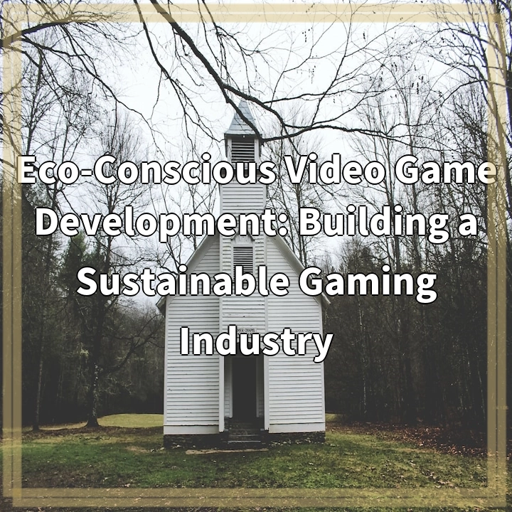 Eco-Conscious Video Game Development: Building a Sustainable Gaming Industry