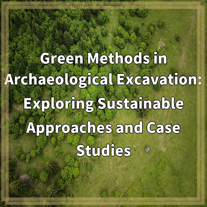 Green Methods in Archaeological Excavation: Exploring Sustainable Approaches and Case Studies