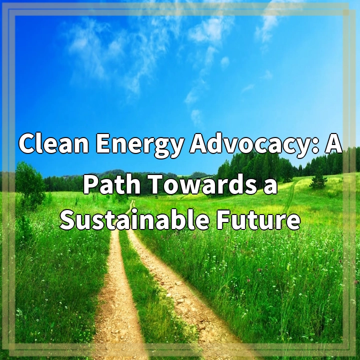 Clean Energy Advocacy: A Path Towards a Sustainable Future