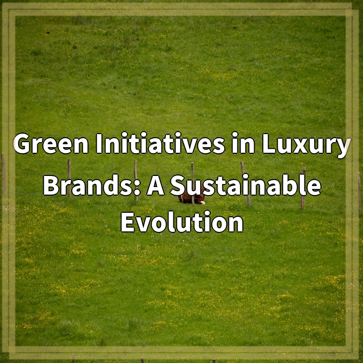 Green Initiatives in Luxury Brands: A Sustainable Evolution