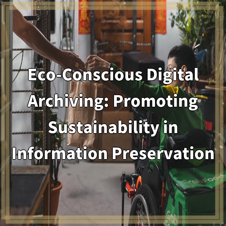 Eco-Conscious Digital Archiving: Promoting Sustainability in Information Preservation