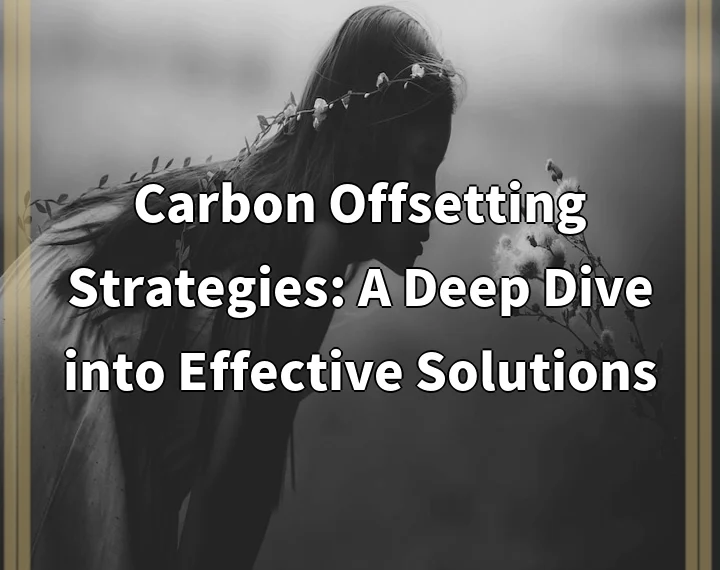 Carbon Offsetting Strategies: A Deep Dive into Effective Solutions