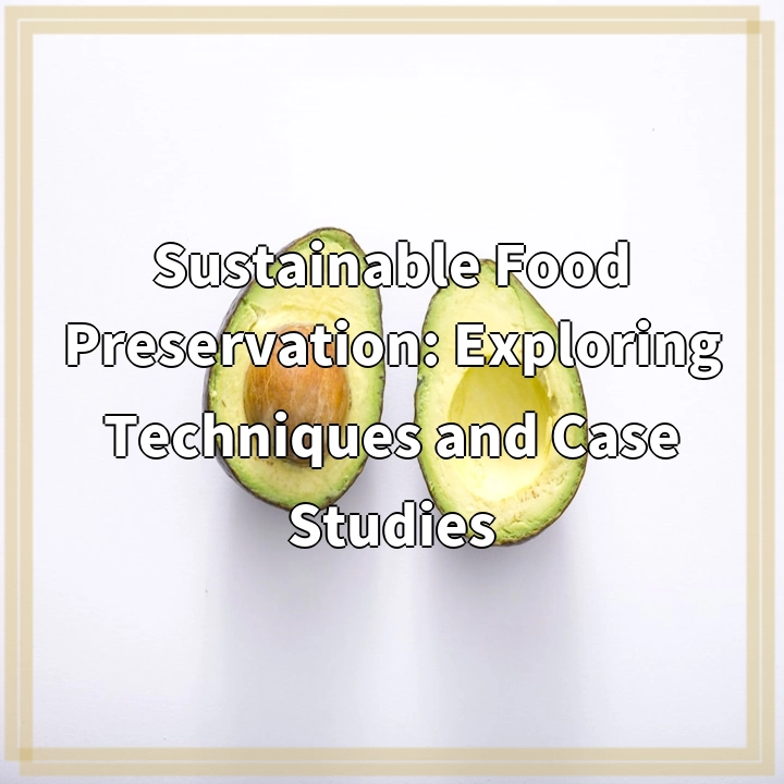 Sustainable Food Preservation: Exploring Techniques and Case Studies