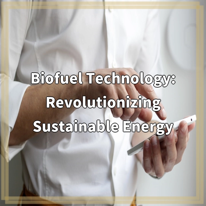 Biofuel Technology: Revolutionizing Sustainable Energy