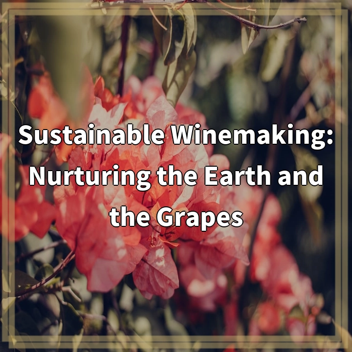 Sustainable Winemaking: Nurturing the Earth and the Grapes