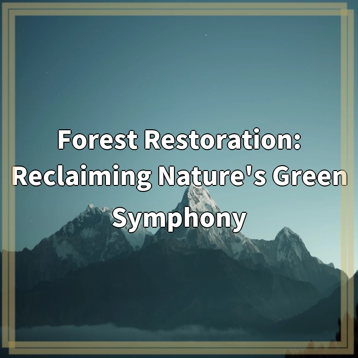 Forest Restoration: Reclaiming Nature’s Green Symphony