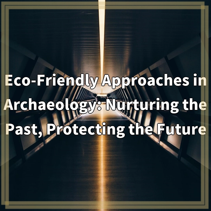 Eco-Friendly Approaches in Archaeology: Nurturing the Past, Protecting the Future