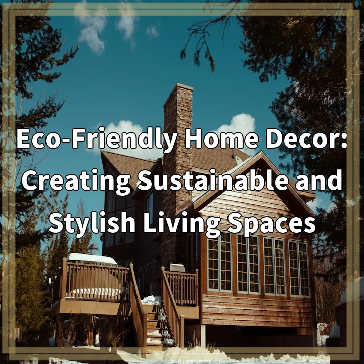 Eco-Friendly Home Decor: Creating Sustainable and Stylish Living Spaces