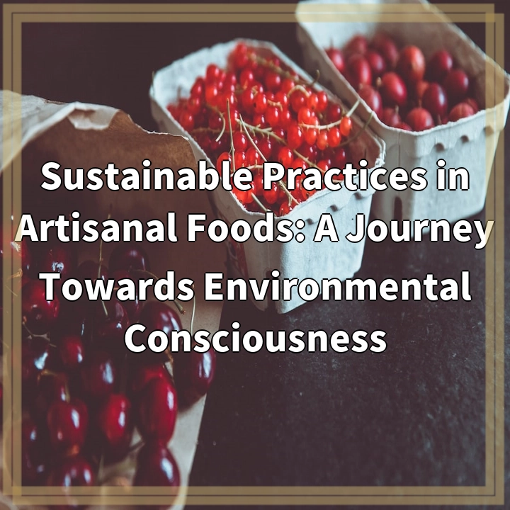 Sustainable Practices in Artisanal Foods: A Journey Towards Environmental Consciousness