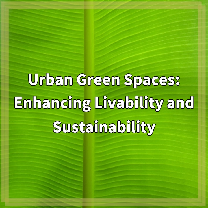 Transforming Cities: The Power of Urban Green Spaces