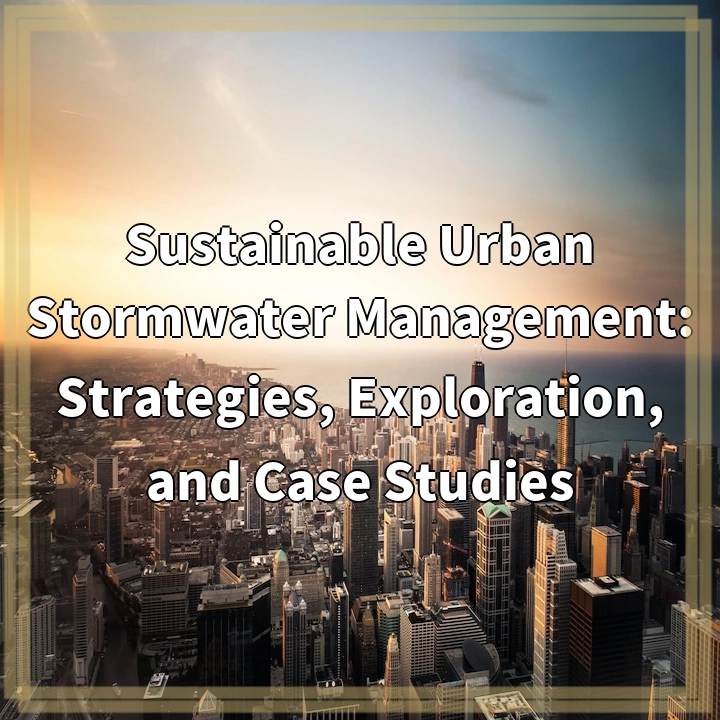 Sustainable Urban Stormwater Management: Strategies, Exploration, and Case Studies