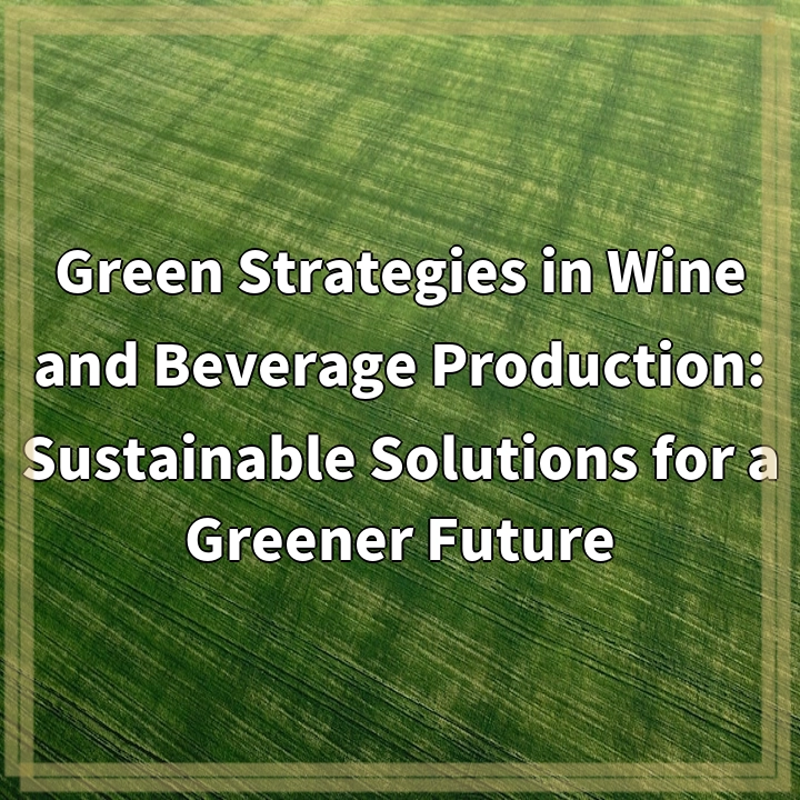 Green Strategies in Wine and Beverage Production: Sustainable Solutions for a Greener Future