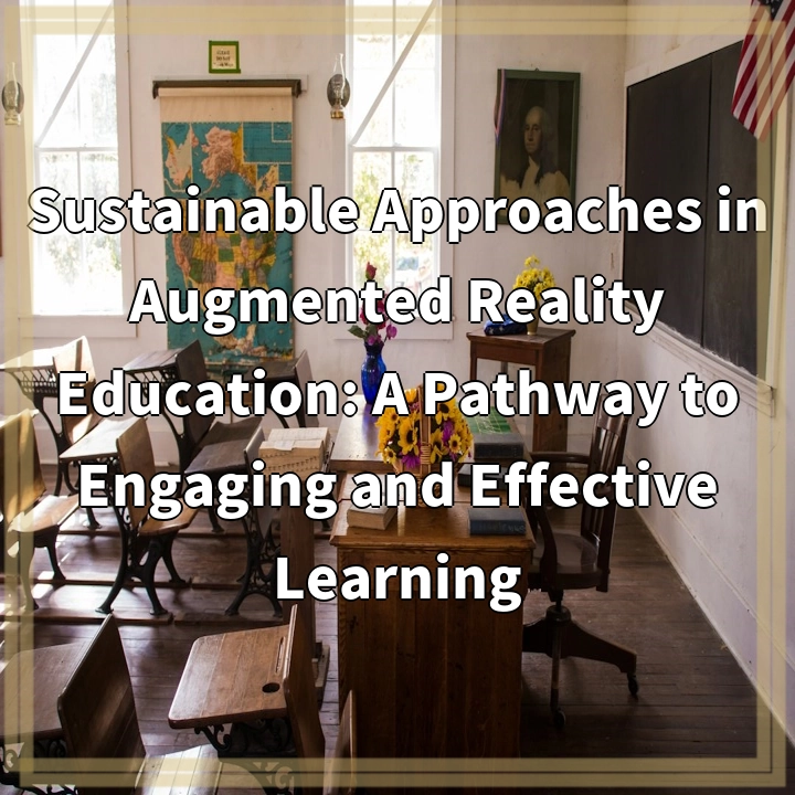 Sustainable Approaches in Augmented Reality Education: A Pathway to Engaging and Effective Learning