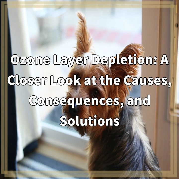 Ozone Layer Depletion: A Closer Look at the Causes, Consequences, and Solutions