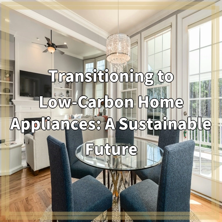 Transitioning to Low-Carbon Home Appliances: A Sustainable Future