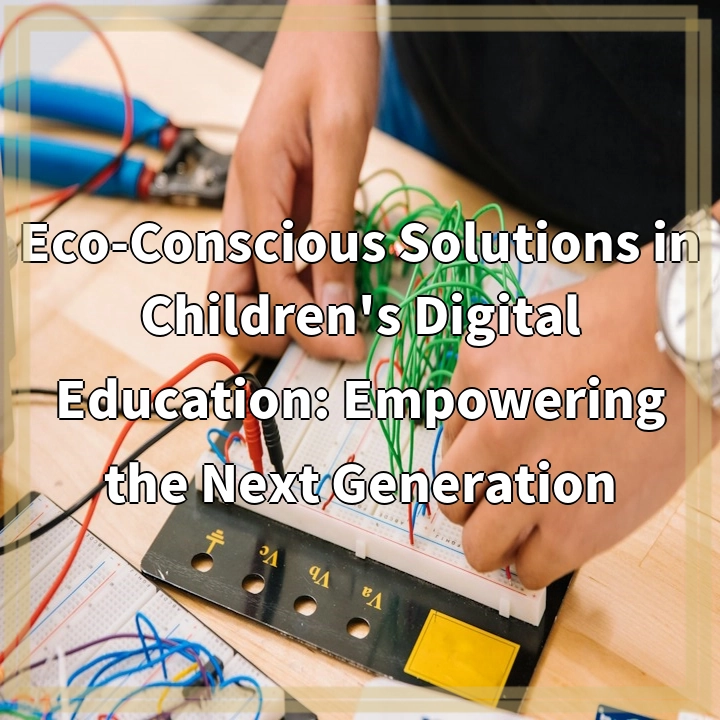 Eco-Conscious Solutions in Children’s Digital Education: Empowering the Next Generation