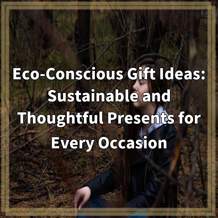 Eco-Conscious Gift Ideas: Sustainable and Thoughtful Presents for Every Occasion