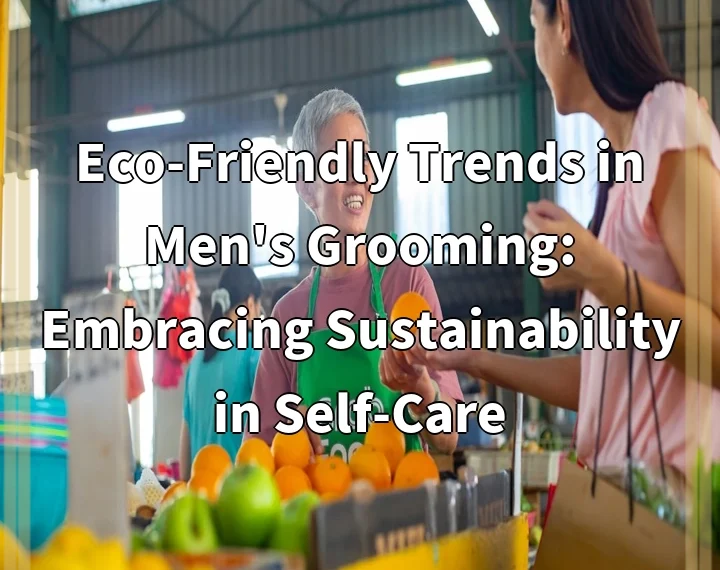 Eco-Friendly Trends in Men’s Grooming: Embracing Sustainability in Self-Care