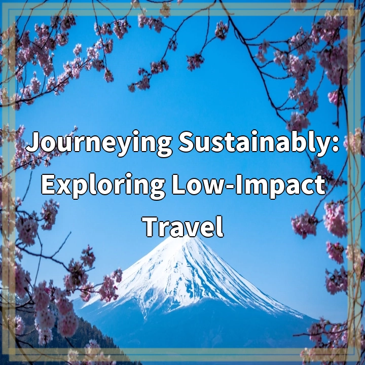 Journeying Sustainably: Exploring Low-Impact Travel