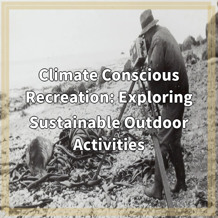 Climate Conscious Recreation: Exploring Sustainable Outdoor Activities