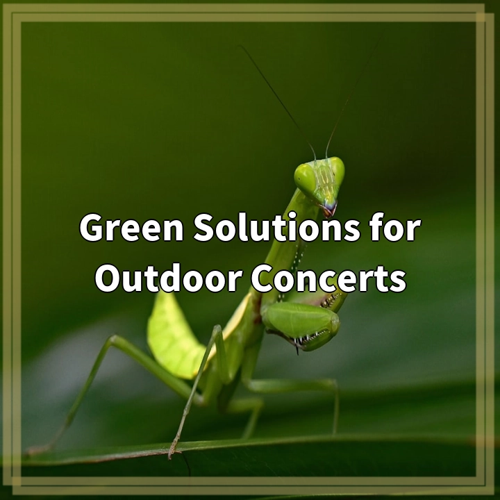 Green Solutions for Outdoor Concerts