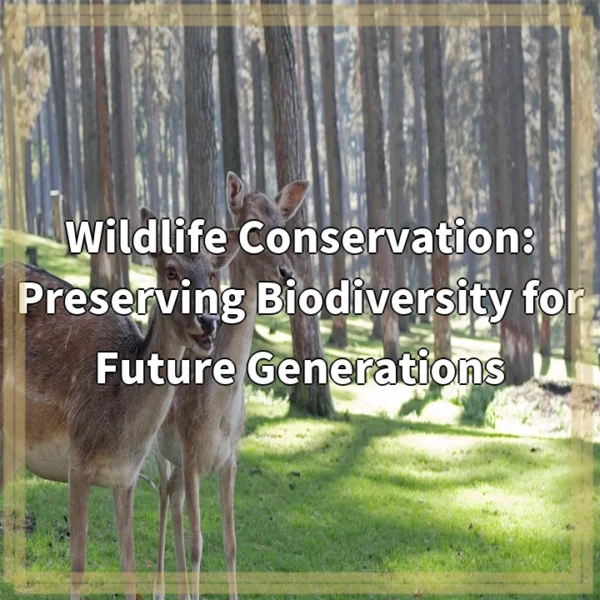 Wildlife Conservation: Preserving Biodiversity for Future Generations