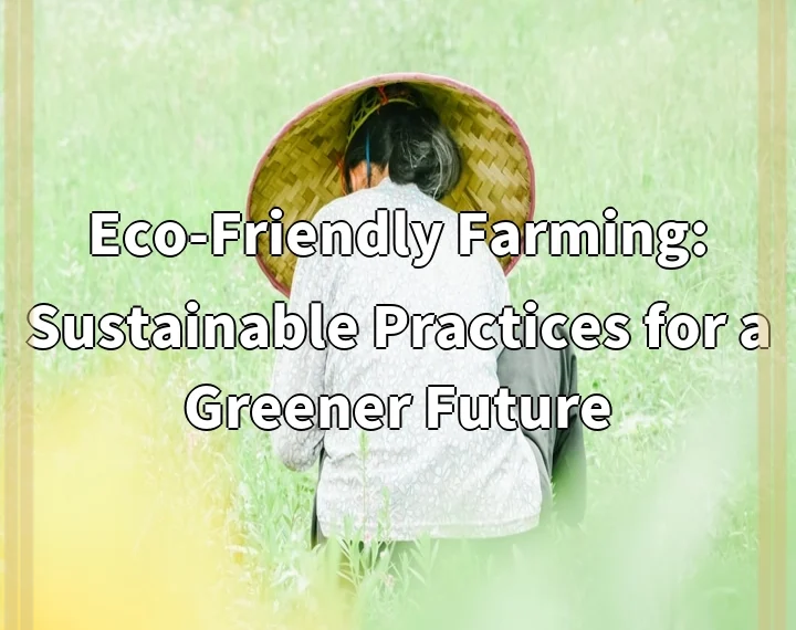 Eco-Friendly Farming: Sustainable Practices for a Greener Future