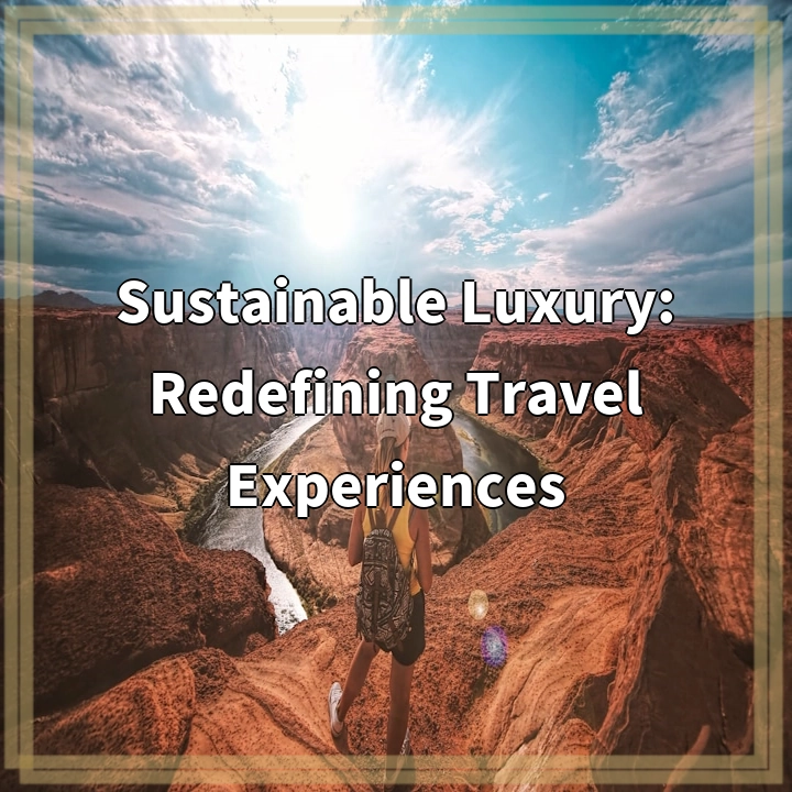 Redefining Travel: The Rise of Sustainable Luxury