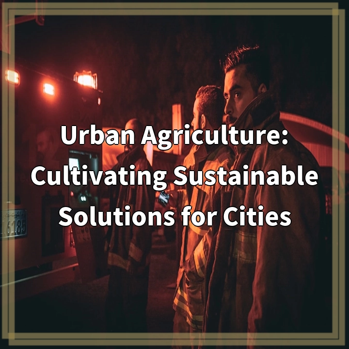 Urban Agriculture: Cultivating Sustainable Solutions for Cities