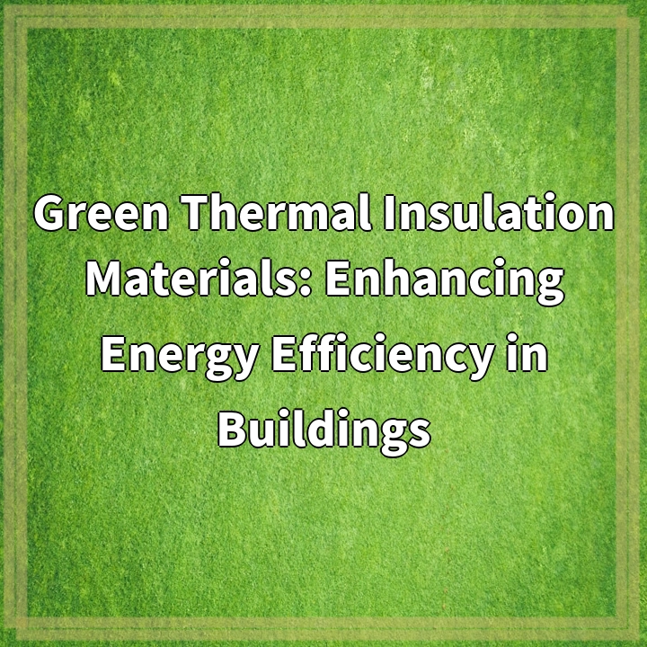 Green Thermal Insulation: Boosting Energy Efficiency In Buildings ...