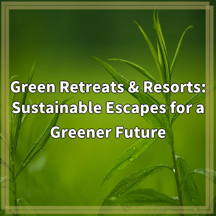 Green Retreats & Resorts: Sustainable Escapes for a Greener Future