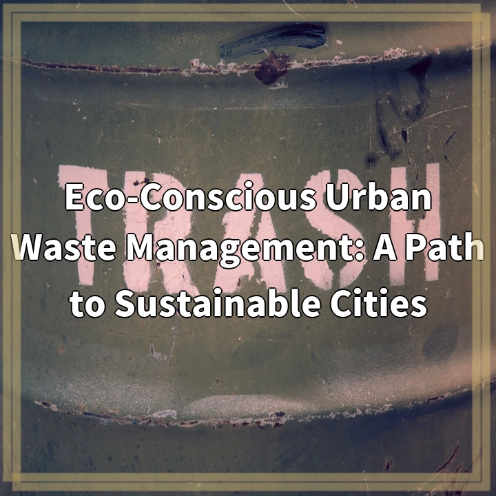 Eco-Conscious Urban Waste Management: A Path to Sustainable Cities