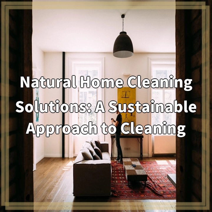 Natural Home Cleaning Solutions: A Sustainable Approach to Cleaning