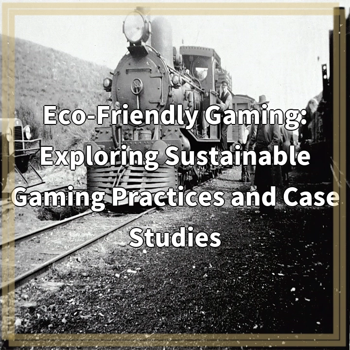 Eco-Friendly Gaming: Exploring Sustainable Gaming Practices and Case Studies