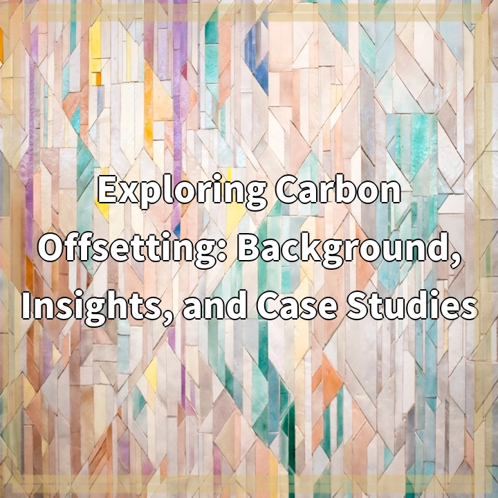 Exploring Carbon Offsetting: Background, Insights, and Case Studies