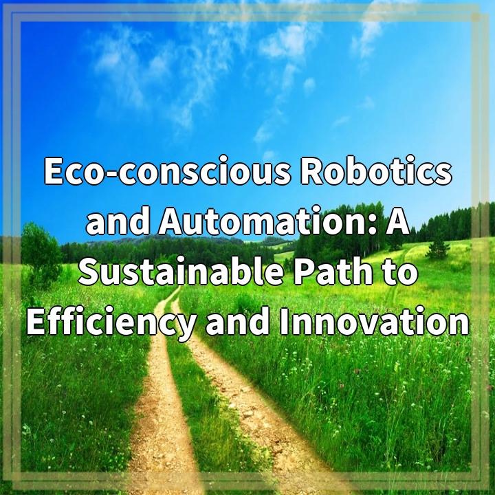 Eco-conscious Robotics and Automation: A Sustainable Path to Efficiency and Innovation