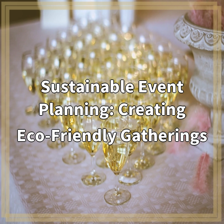 Sustainable Event Planning: Creating Eco-Friendly Gatherings