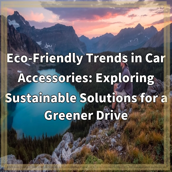 Eco-Friendly Trends in Car Accessories: Exploring Sustainable Solutions for a Greener Drive