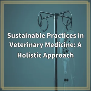 Sustainable Practices in Veterinary Medicine: A Holistic Approach