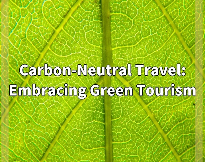 Carbon-Neutral Travel: Embracing Green Tourism