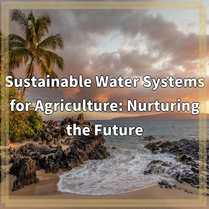 Sustainable Water Systems for Agriculture: Nurturing the Future