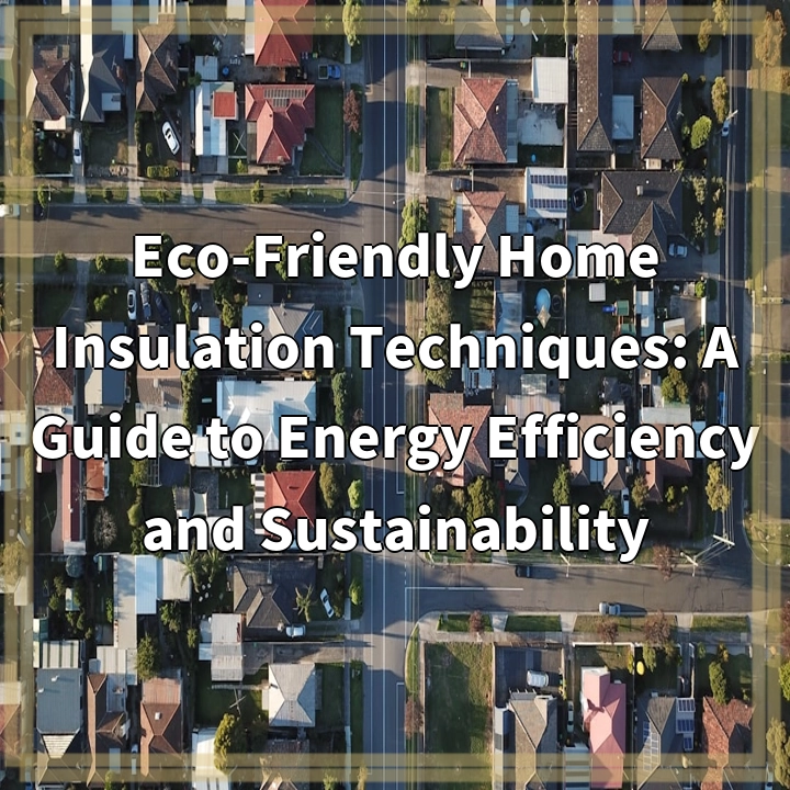 Revolutionizing Home Insulation: Eco-Friendly Techniques for Energy Efficiency