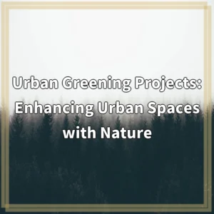 Urban Greening Projects: Enhancing Urban Spaces with Nature