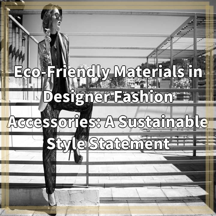 Eco-Friendly Materials in Designer Fashion Accessories: A Sustainable Style…