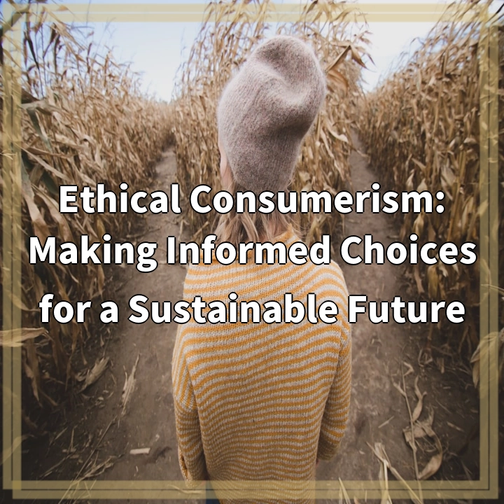 Ethical Consumerism: Making Informed Choices for a Sustainable Future